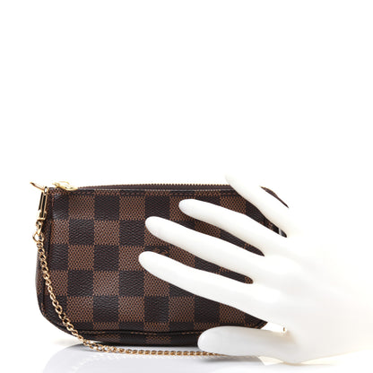 Louis Vuitton Damier Ebene Mini Pochette Accessories 2 of 11
