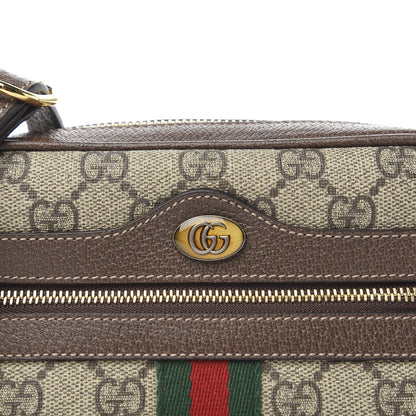 Gucci GG Supreme Monogram Web Mini Ophidia Shoulder Bag Brown 10 of 10