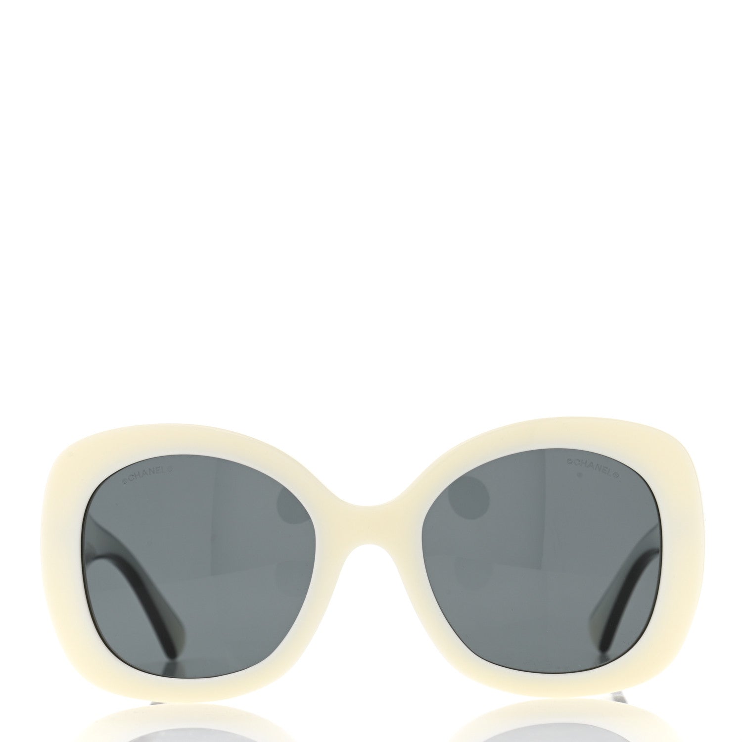 Chanel Acetate Sunglasses 71414 White 2 of 8
