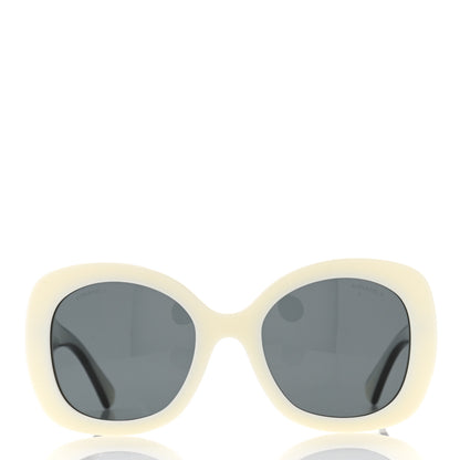 Chanel Acetate Sunglasses 71414 White 2 of 8