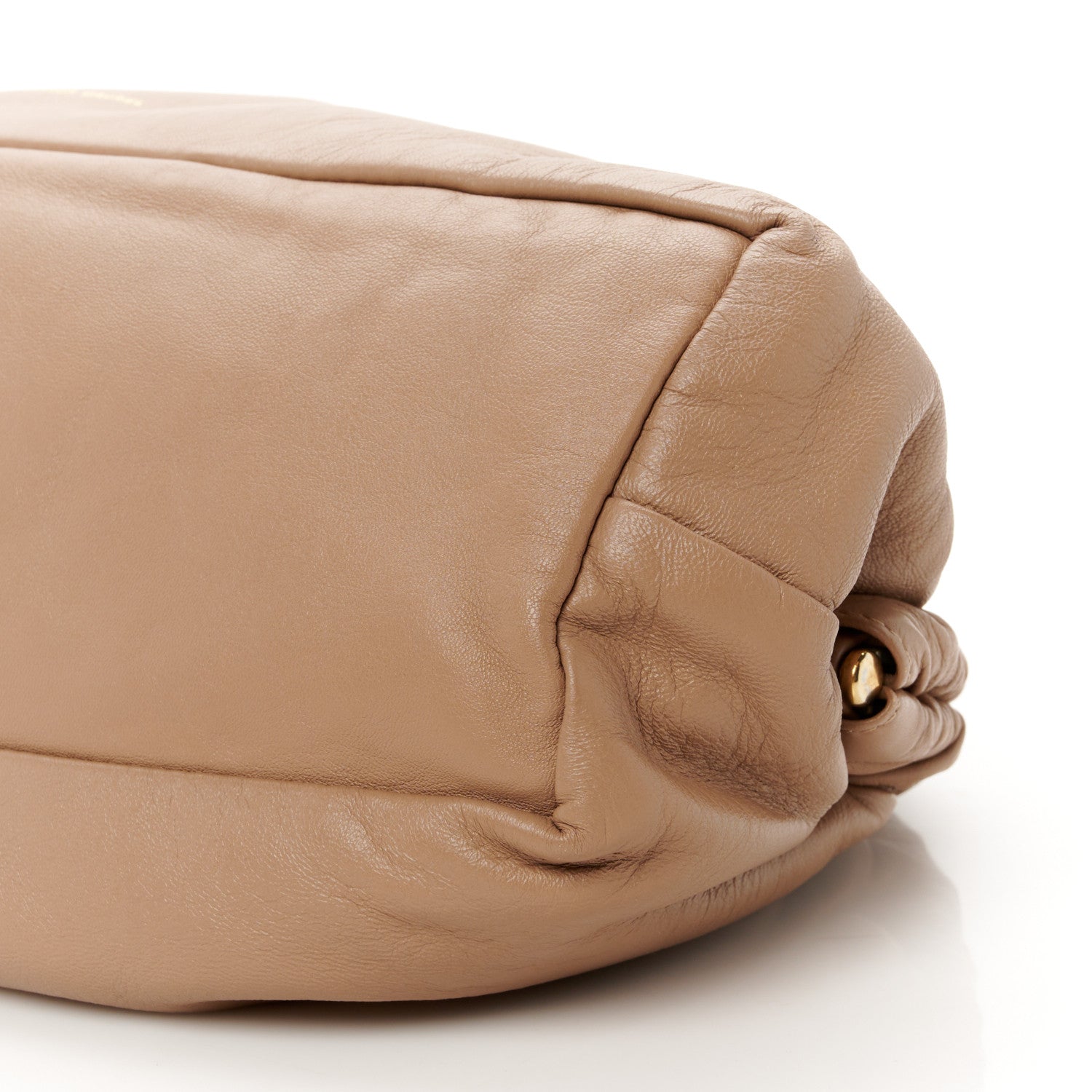 Mansur Gavriel Lambskin Cloud Clutch Biscotto 11 of 11