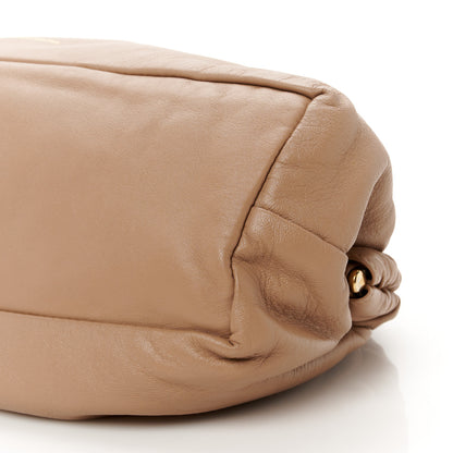 Mansur Gavriel Lambskin Cloud Clutch Biscotto 11 of 11