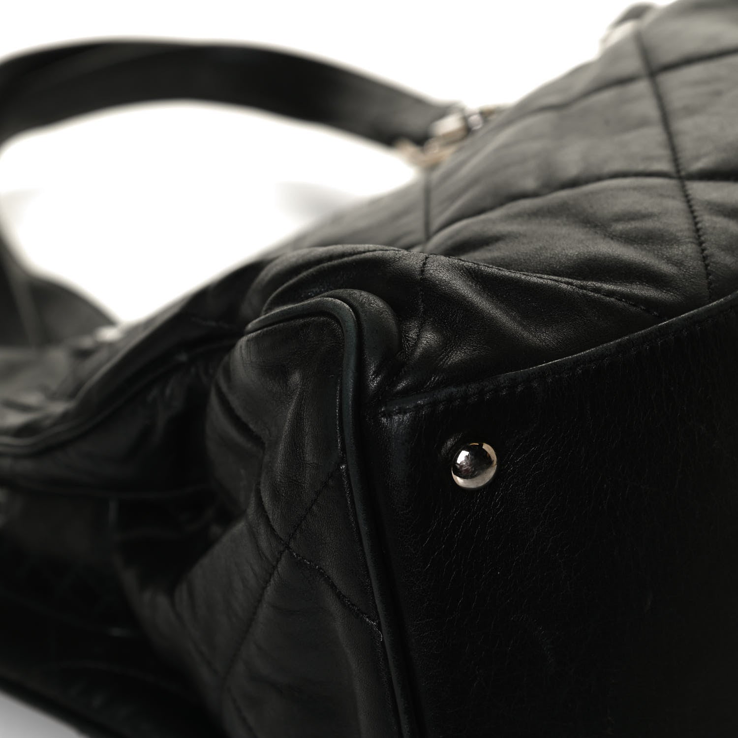 Chanel Lambskin Quilted Tote Black 7 of 14
