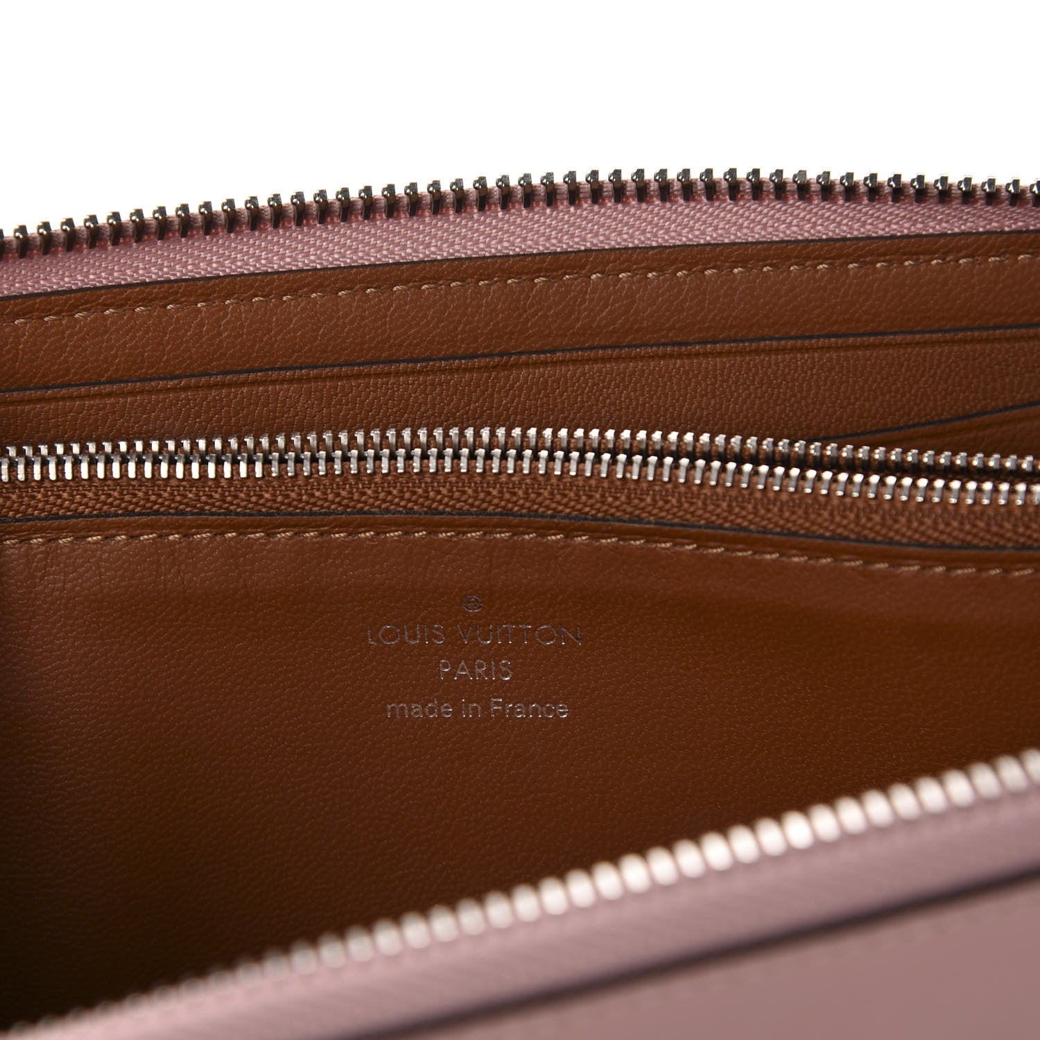Louis Vuitton Calfskin Articles de Voyage Zippy Wallet Pink 8 of 10