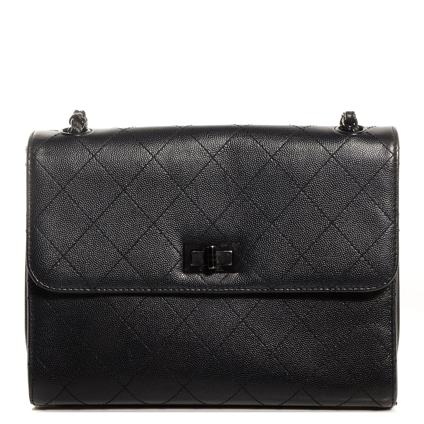 Caviar Mademoiselle Flap Bag Black