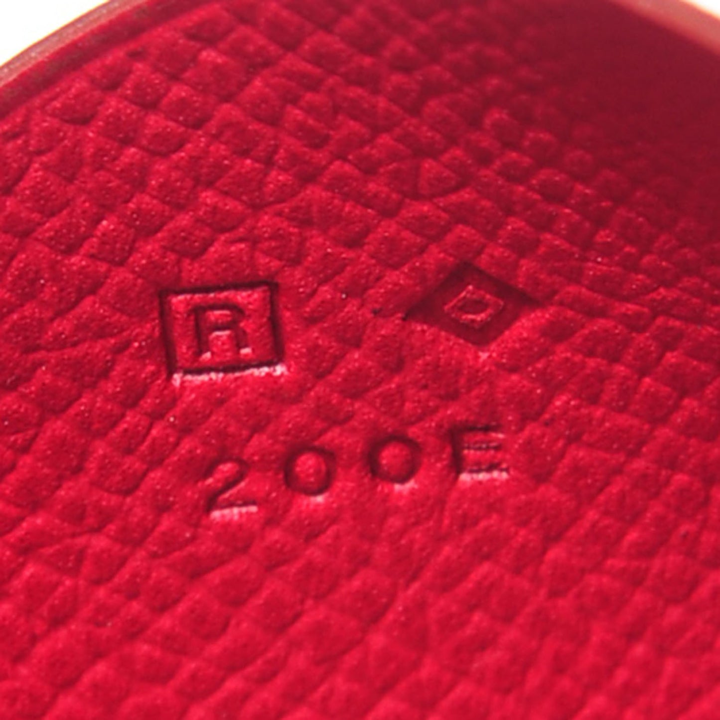 Epsom Calvi Card Case Rubis