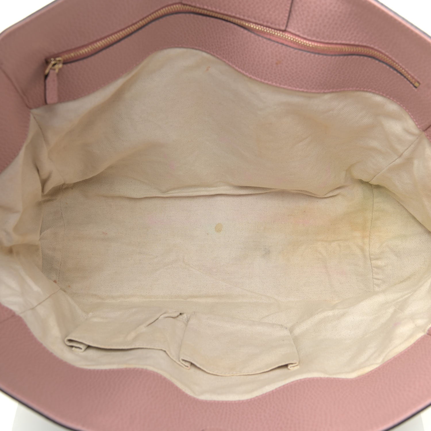 Gucci Dollar Calfskin Medium Swing Tote Grey Field Soft Pink 6 of 29