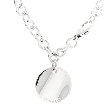 Tiffany Sterling Silver Notes Round Tag Charm Bracelet 3 of 3