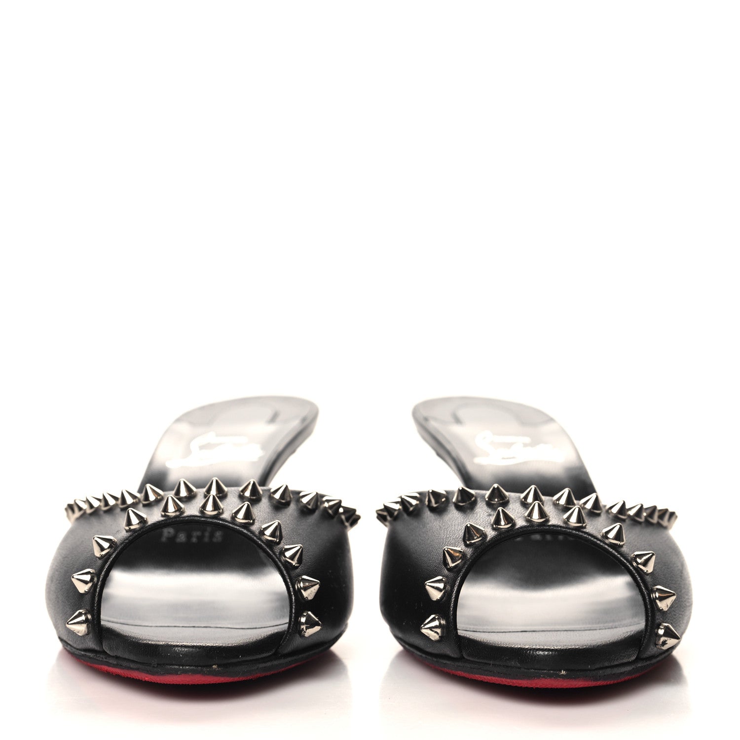 Christian Louboutin Nappa Spike Me Dolly 85 Sandals 39 Black 3 of 8