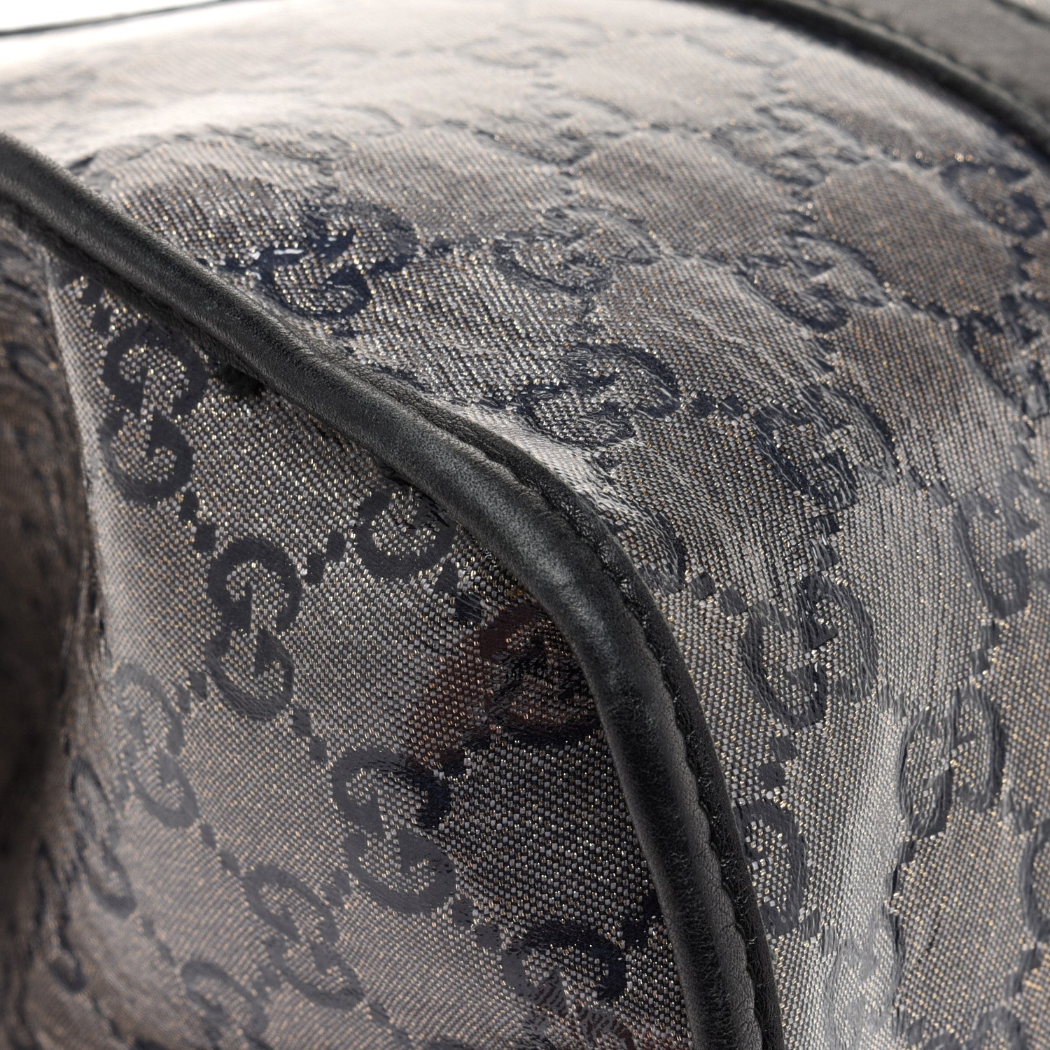 Gucci Crystal Monogram Large Joy Shoulder Bag Black 12 of 16
