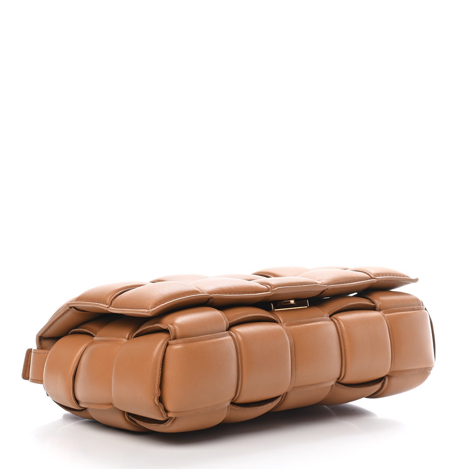 Bottega Veneta Nappa Maxi Intreccio Padded Cassette Crossbody Bag Caramel 3 of 7