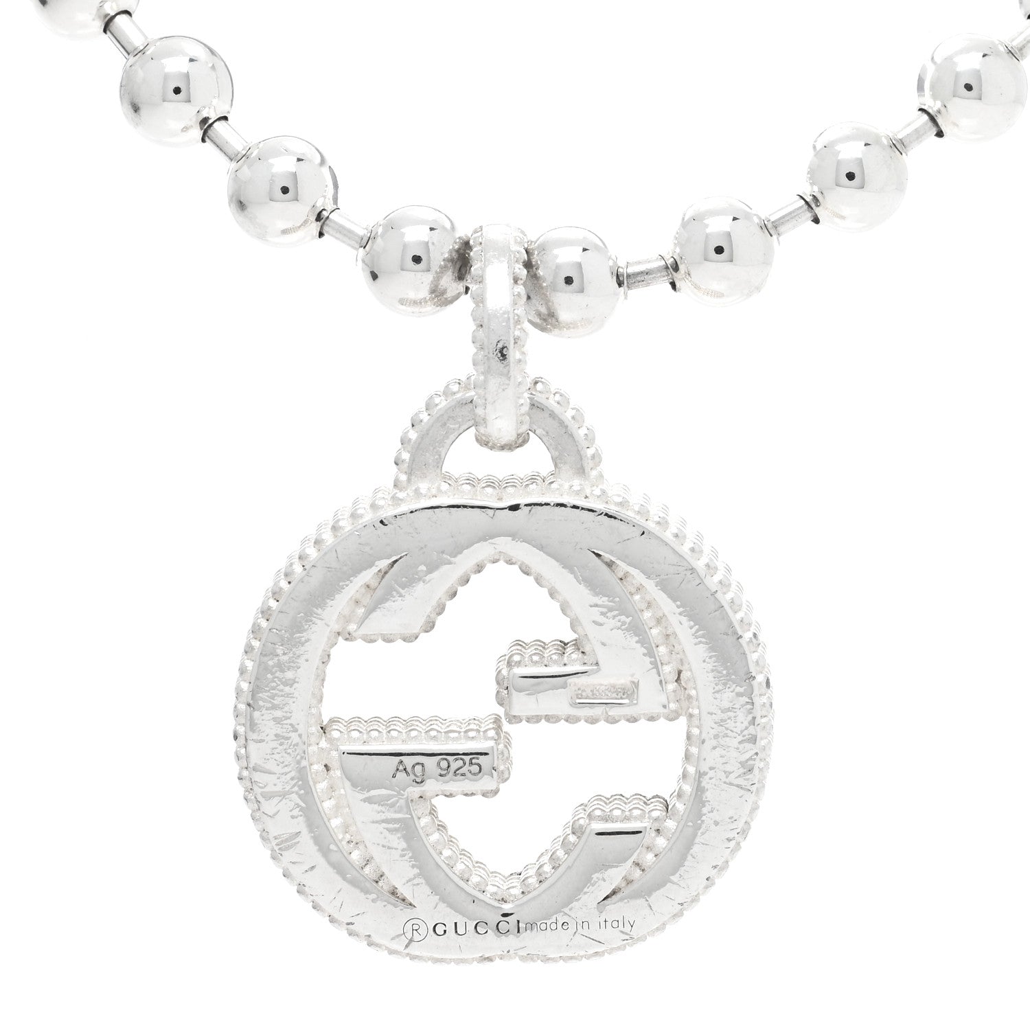Gucci Sterling Silver Interlocking GG Bracelet 3 of 3