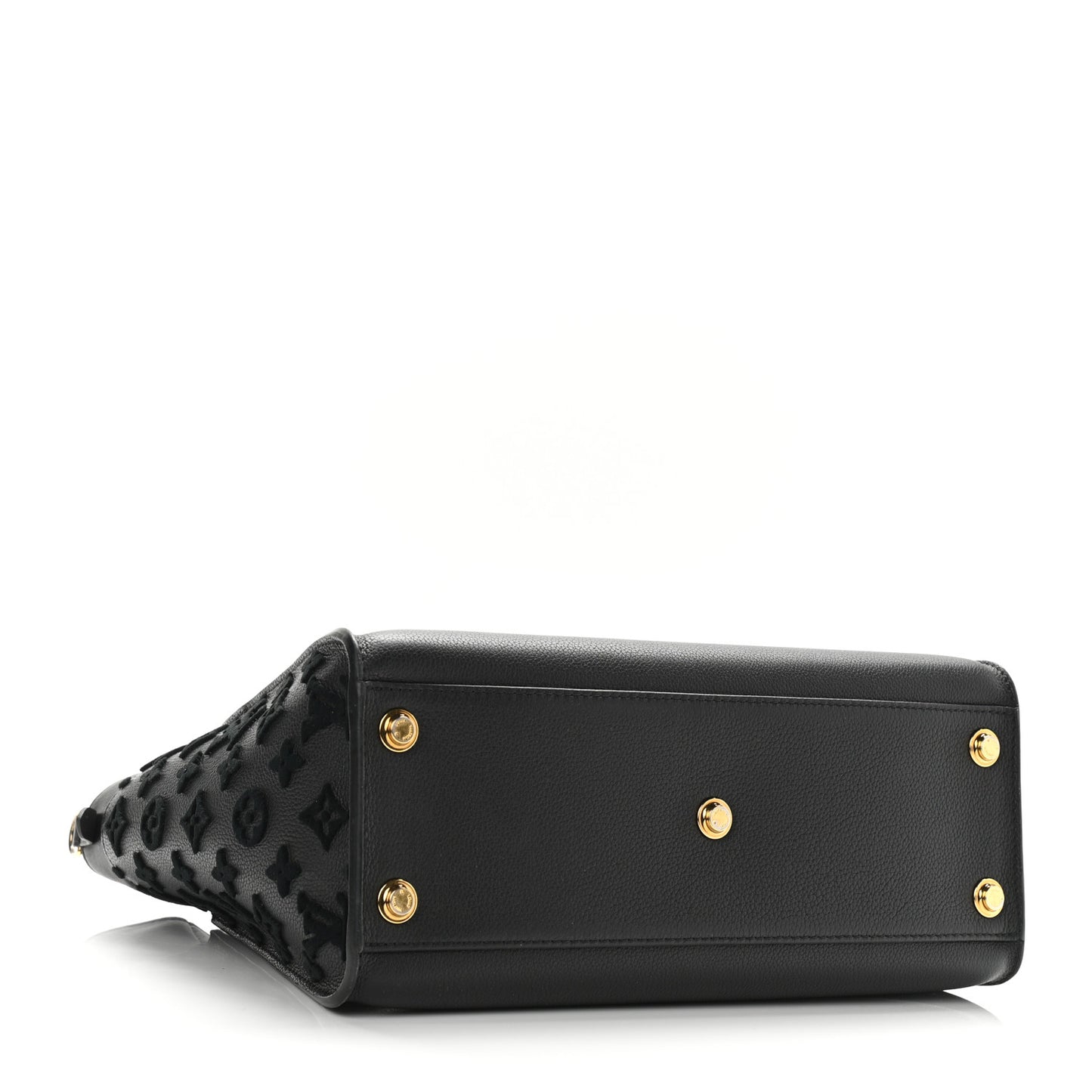 Calfskin Monogram Tufting On My Side Black