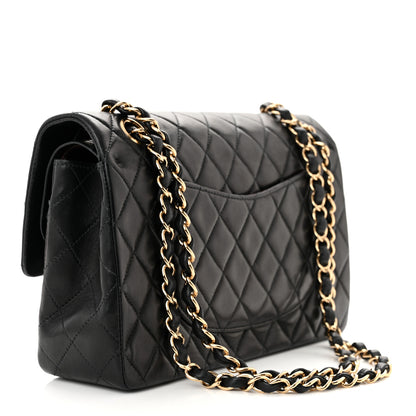 Chanel Lambskin Quilted Medium Double Flap Black 3 of 11