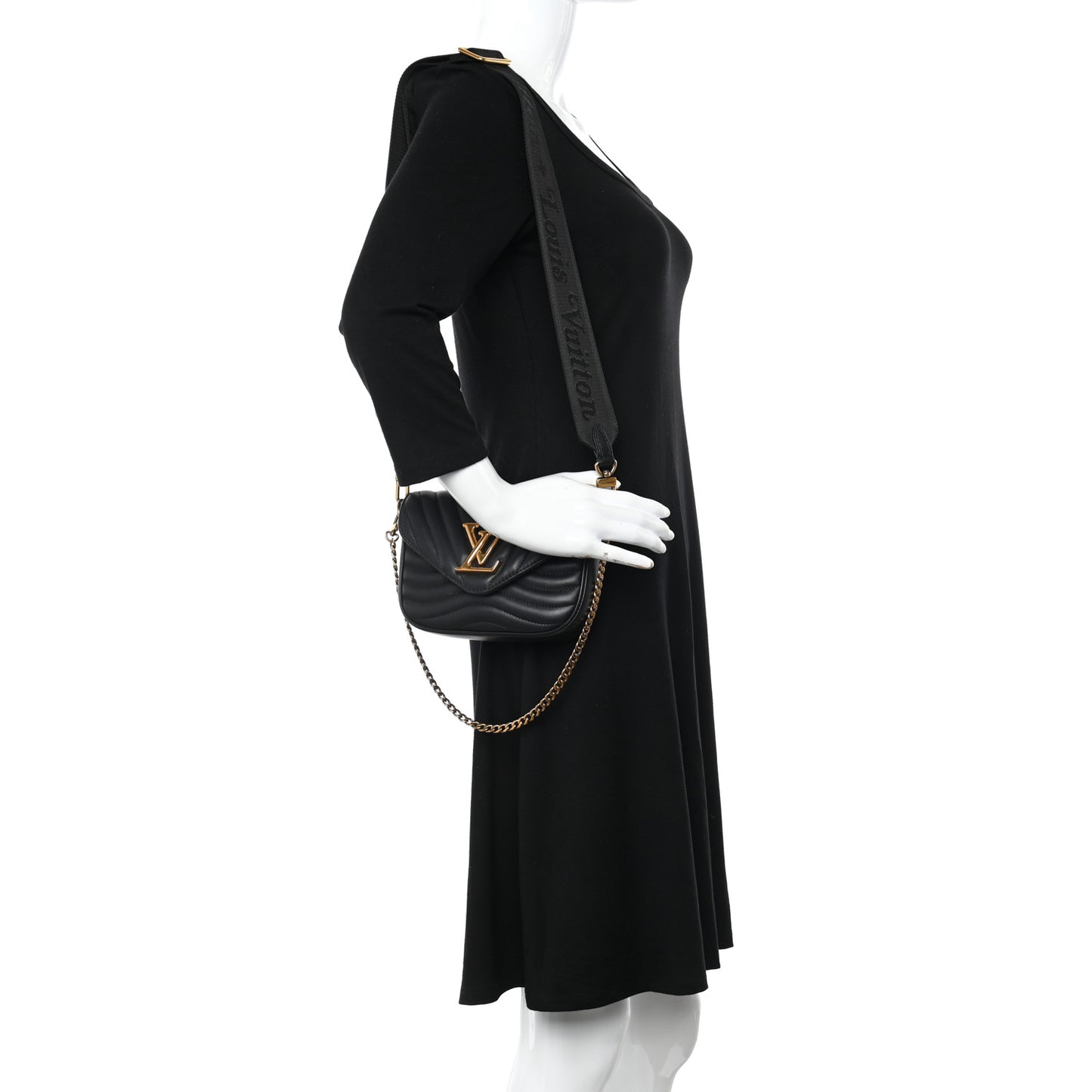 Calfskin New Wave Multi Pochette Black