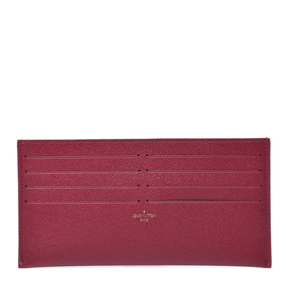 Louis Vuitton Calfskin Felicie Card Holder Insert Fuchsia 1 of 7