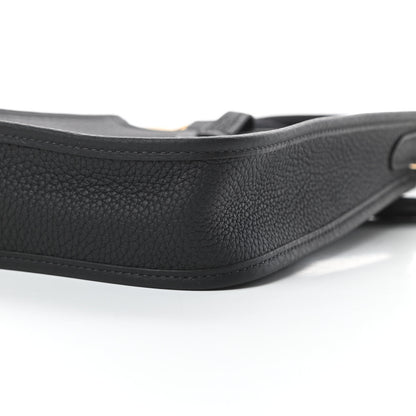 Hermes Taurillon Clemence Evelyne TPM Black 10 of 11