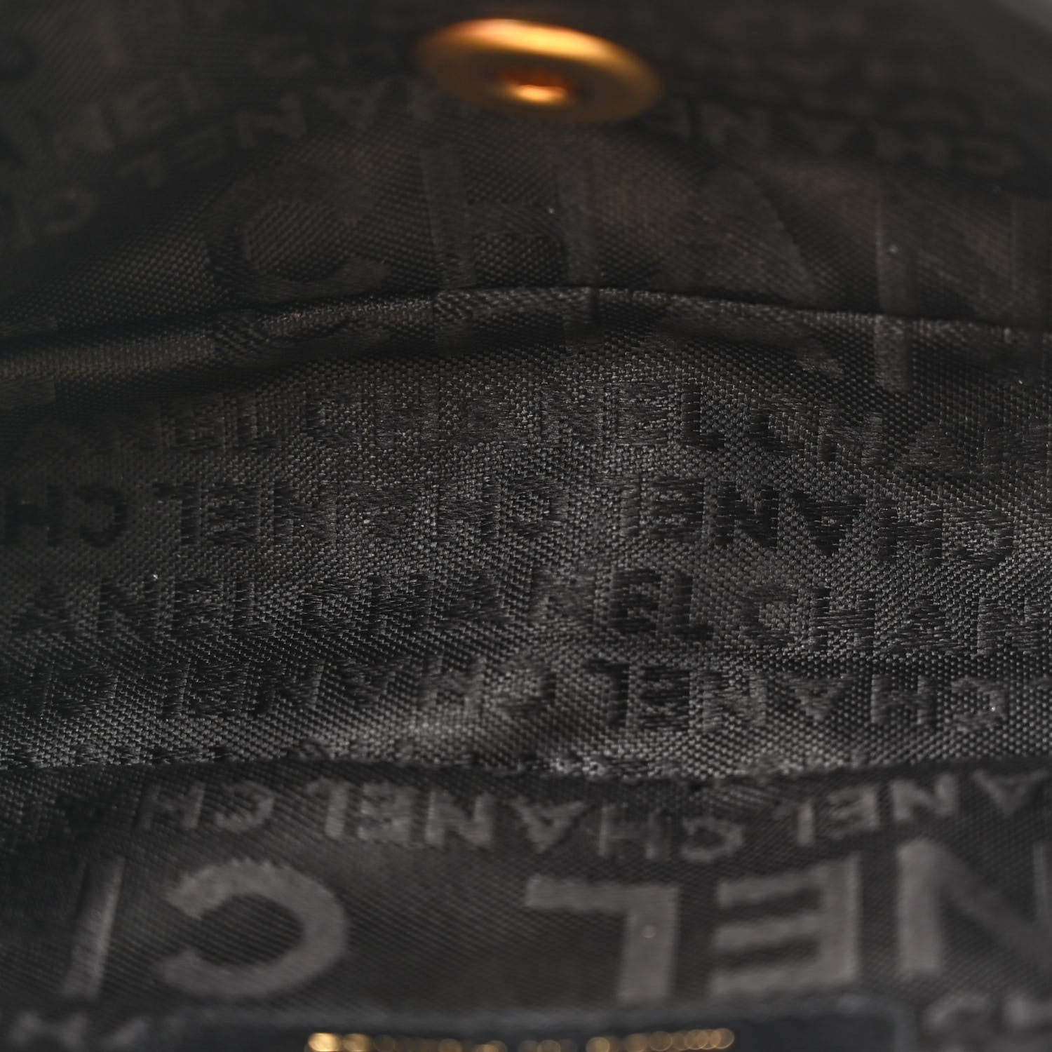 Chanel Satin Quilted Extra Mini Flap Black Gold 5 of 11