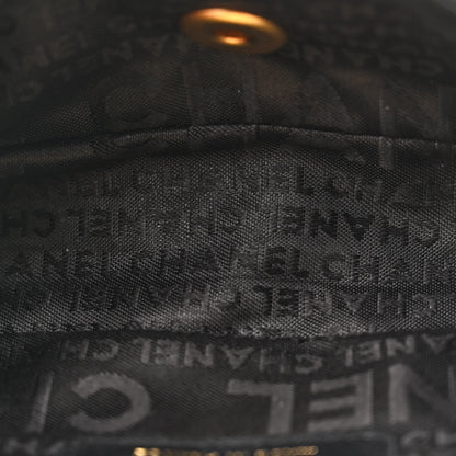 Chanel Satin Quilted Extra Mini Flap Black Gold 5 of 11