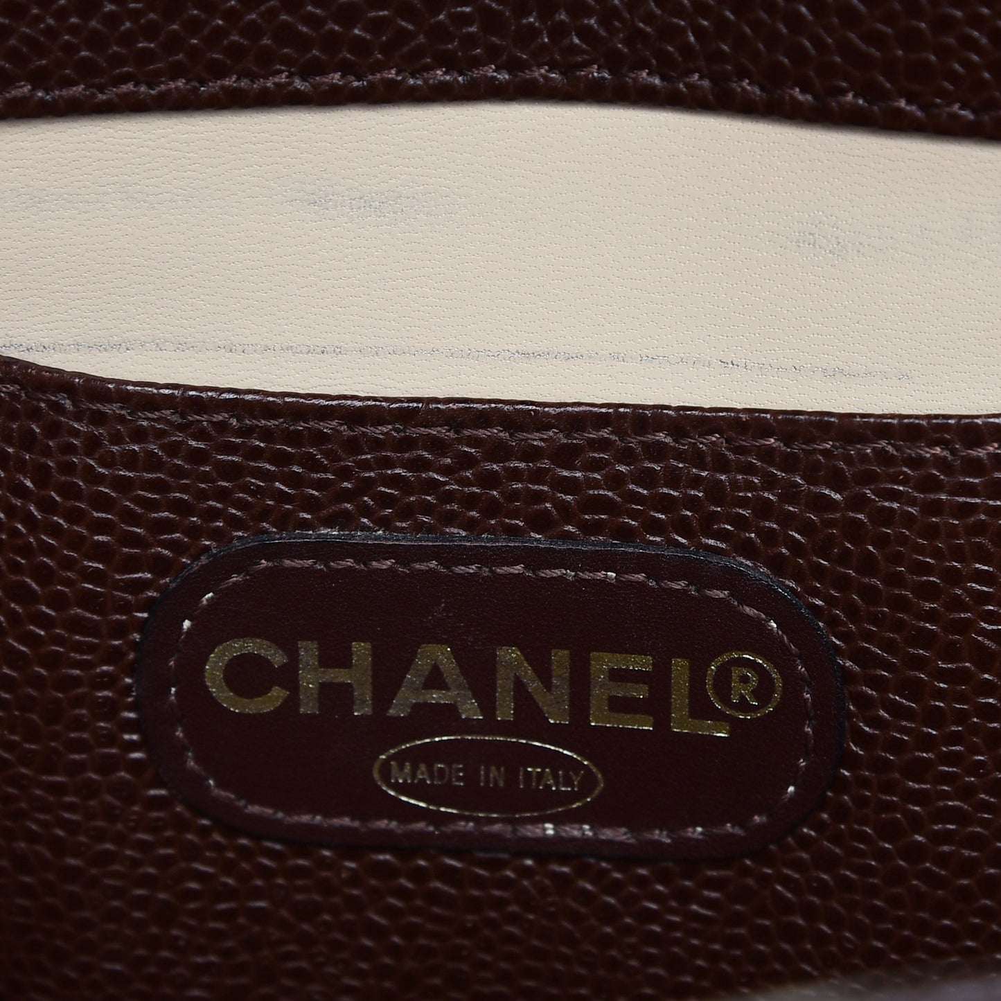 Caviar Briefcase Bag Brown