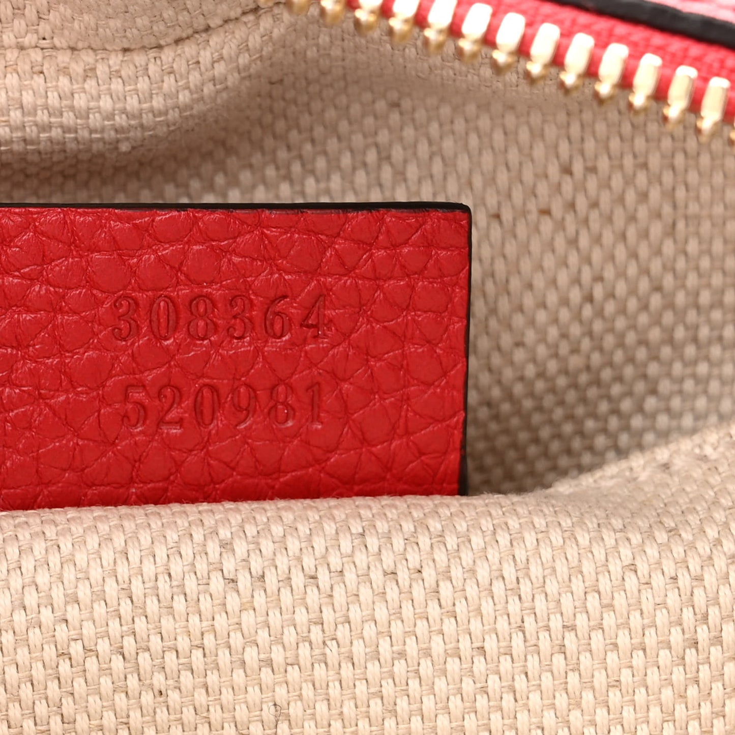 Pebbled Calfskin Small Soho Disco Bag Tabasco Red