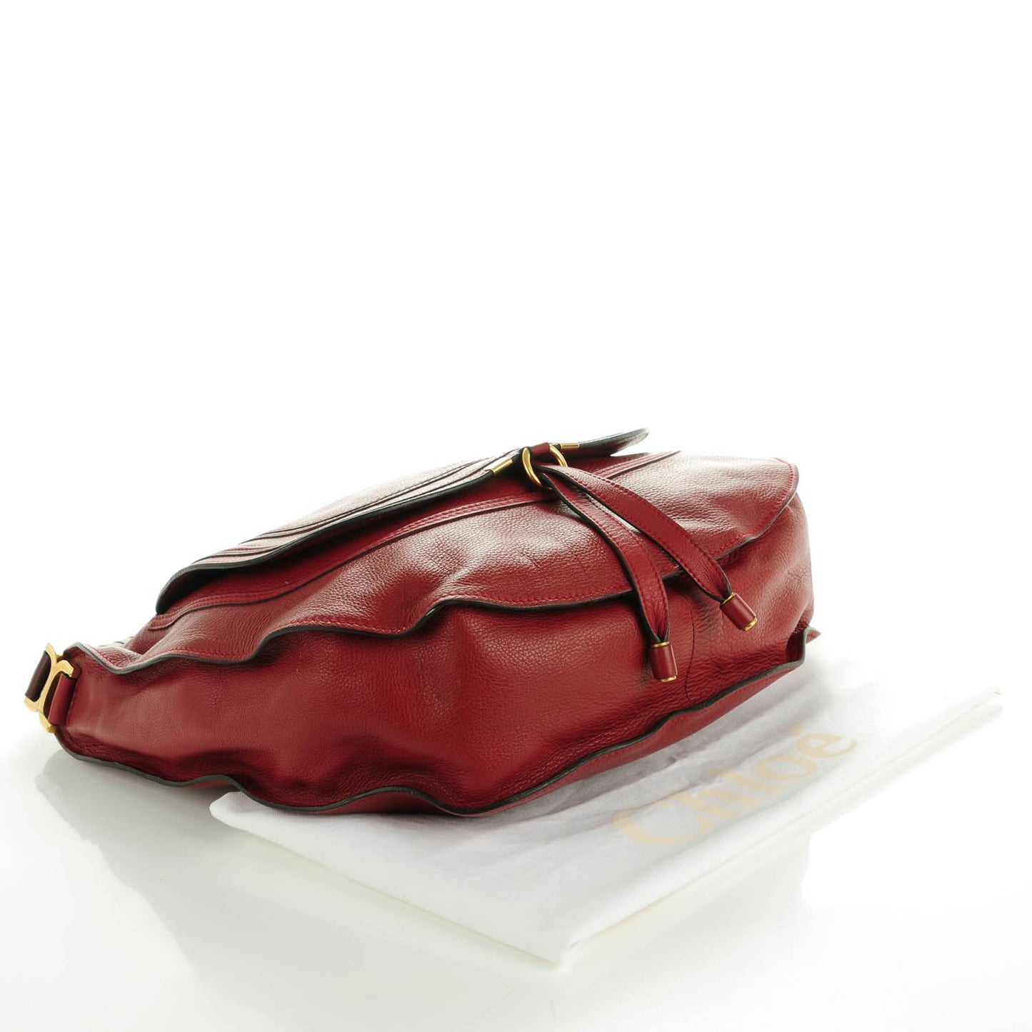 Calfskin Large Marcie Hobo Garnet