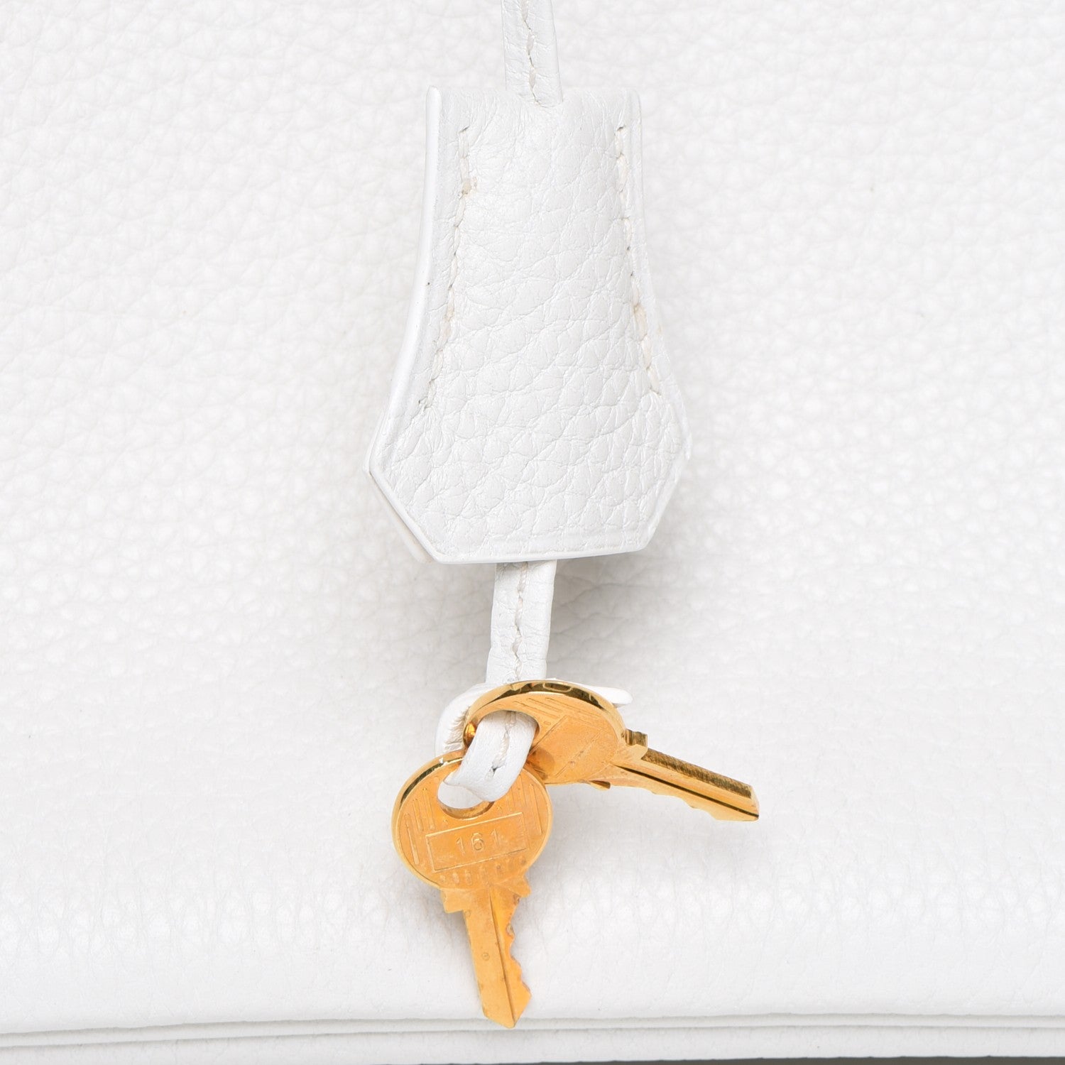 Hermes Taurillon Clemence Birkin 35 White 19 of 27