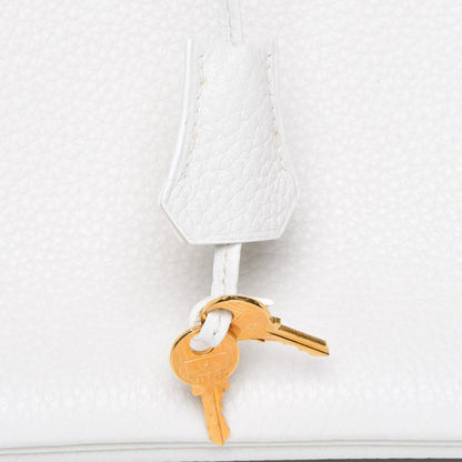 Hermes Taurillon Clemence Birkin 35 White 19 of 27