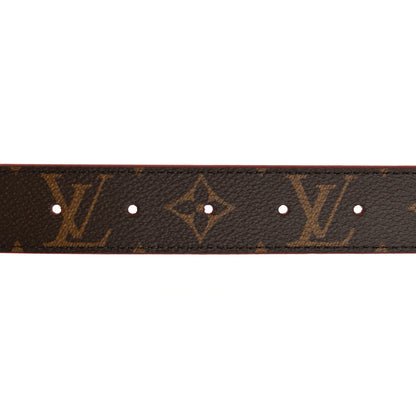Louis Vuitton Calfskin Monogram 30mm LV Initiales Reversible Belt 85 34 Fuschia 5 of 8