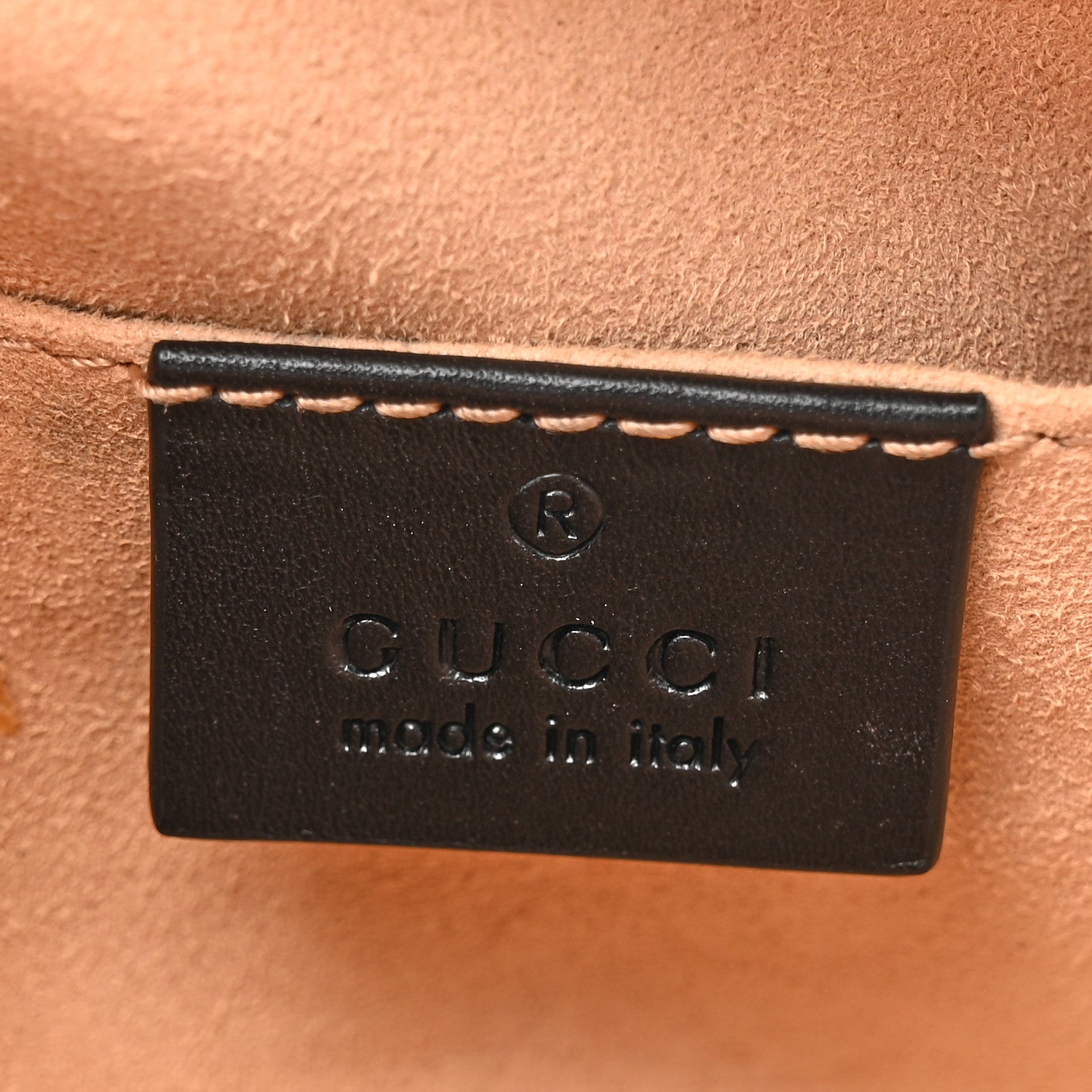 Gucci Calfskin Matelasse GG Marmont Belt Bag 95 38 Black 6 of 12