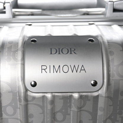 Christian Dior X RIMOWA Aluminum Gradient Cabin Luggage Silver 7 of 9