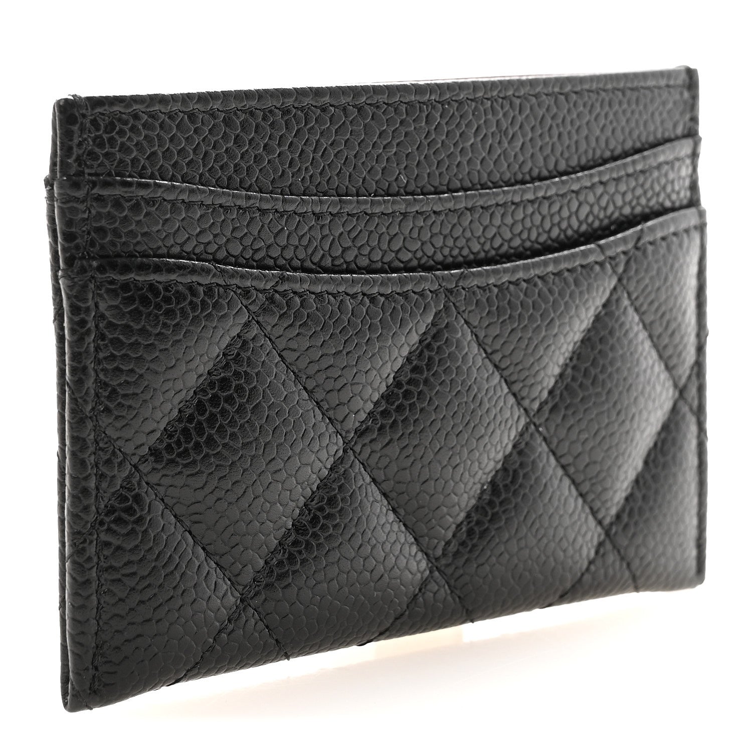 Chanel Caviar Quilted Card Holder Black 3 of 9