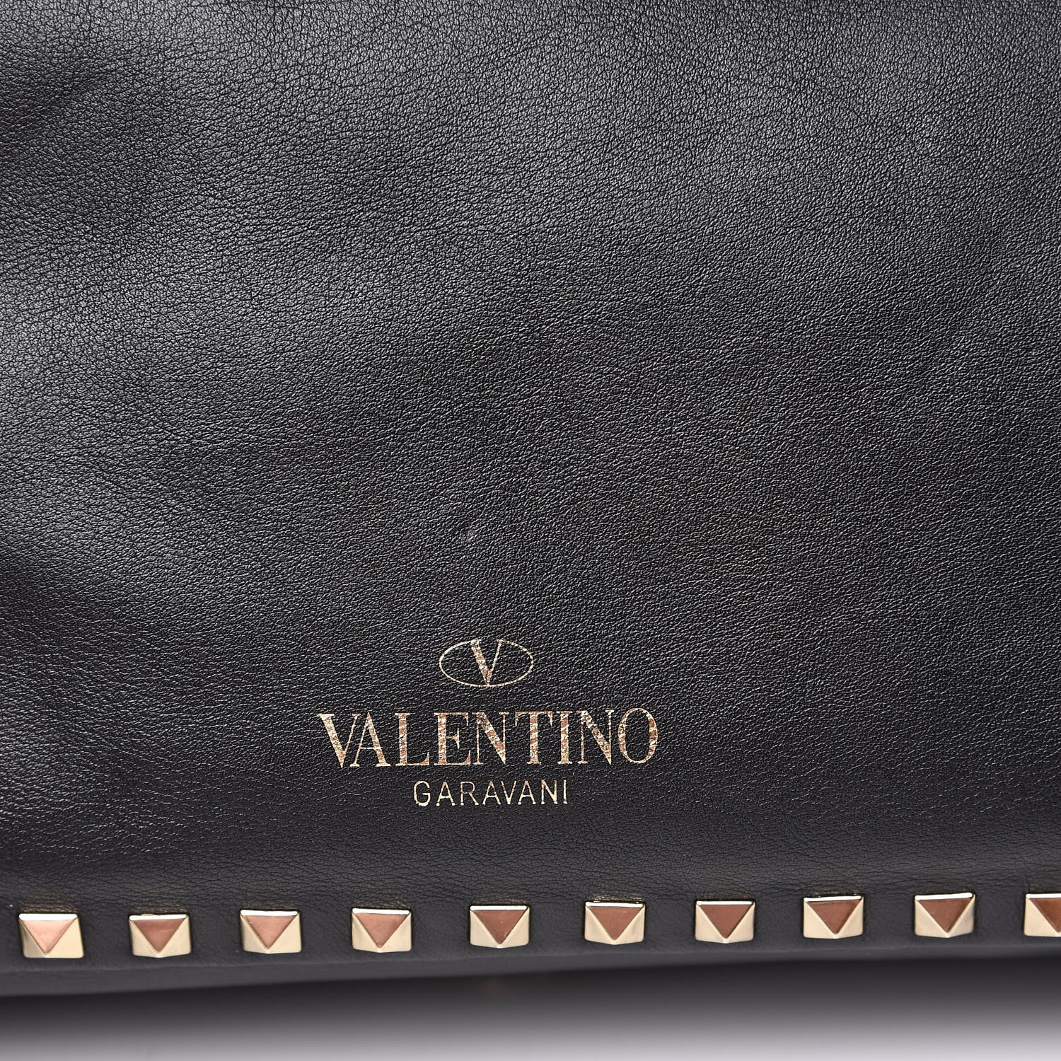 Valentino Garavani Vitello Medium Rockstud Tote Black 11 of 11