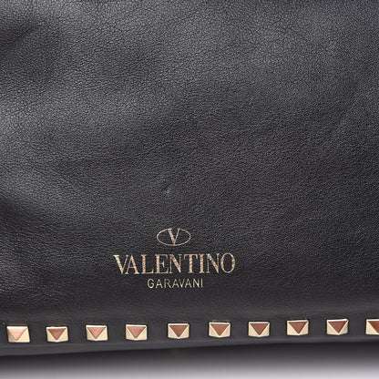 Valentino Garavani Vitello Medium Rockstud Tote Black 11 of 11