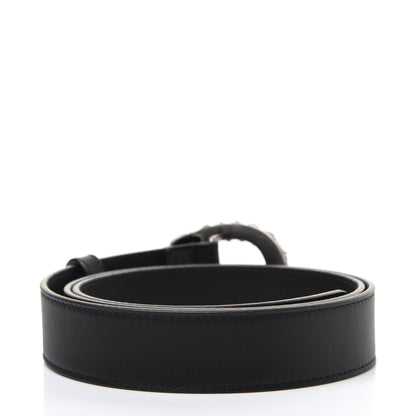 Gucci Moon Calfskin Crystal Dionysus 30mm Belt 85 34 Black Black Diamond 2 of 7