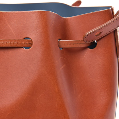 Mansur Gavriel Calfskin Mini Bucket Bag Saddle 13 of 13