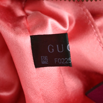 Gucci Velvet Matelasse GG Marmont Belt Bag 85 34 Fuchsia Violet Cyclamen 8 of 11