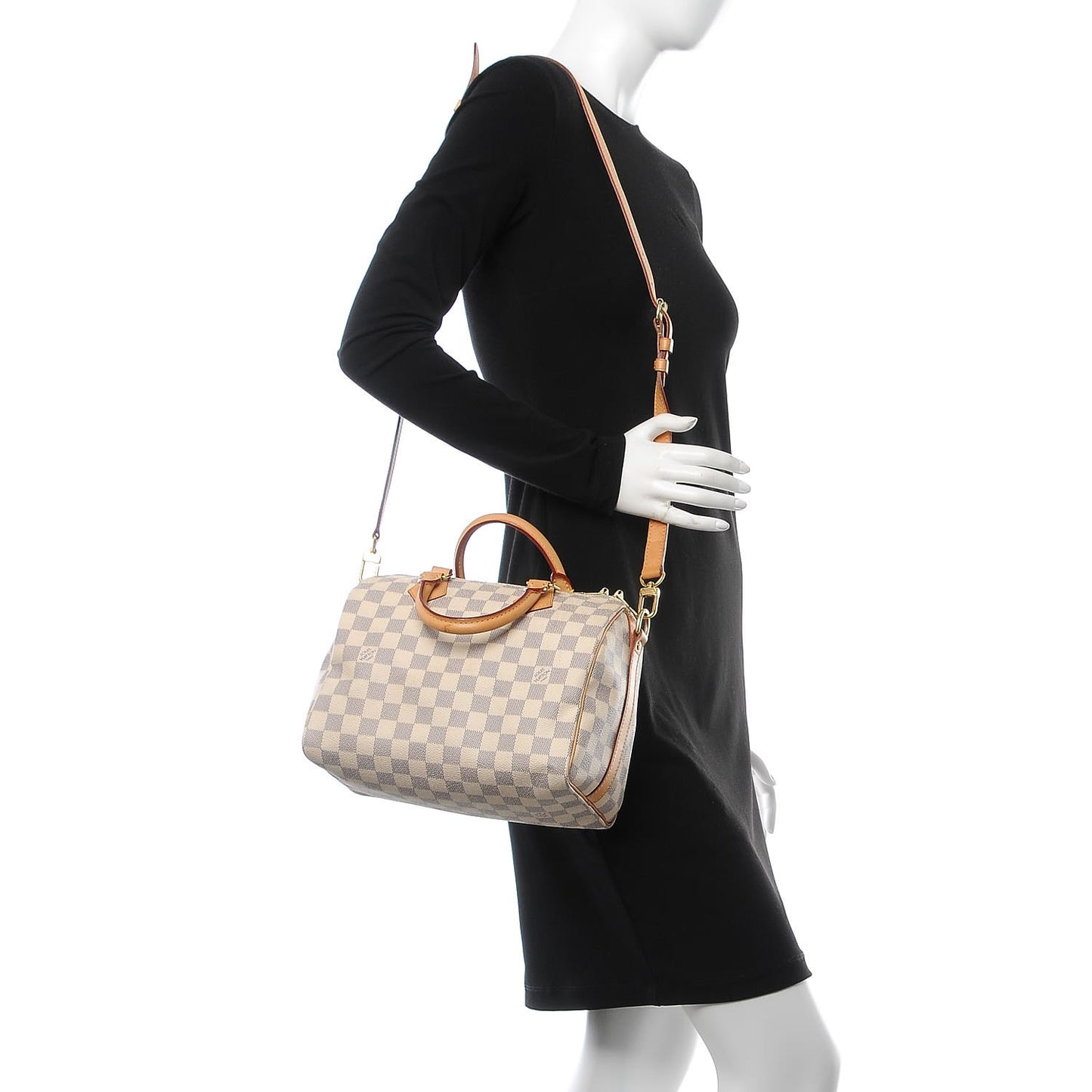 Damier Azur Speedy Bandouliere 25