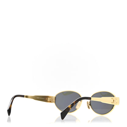 Celine Metal Triomphe 01 Sunglasses CL40235U Gold Green 4 of 7