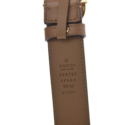 Gucci Calfskin Zumi 30mm Belt 90 36 Friky Taupe 5 of 6