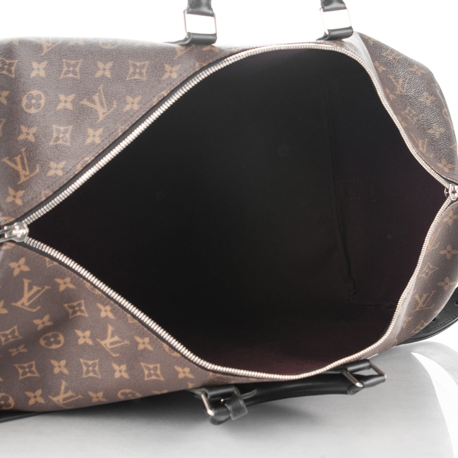 Louis Vuitton Monogram Macassar Keepall Bandouliere 55 5 of 8