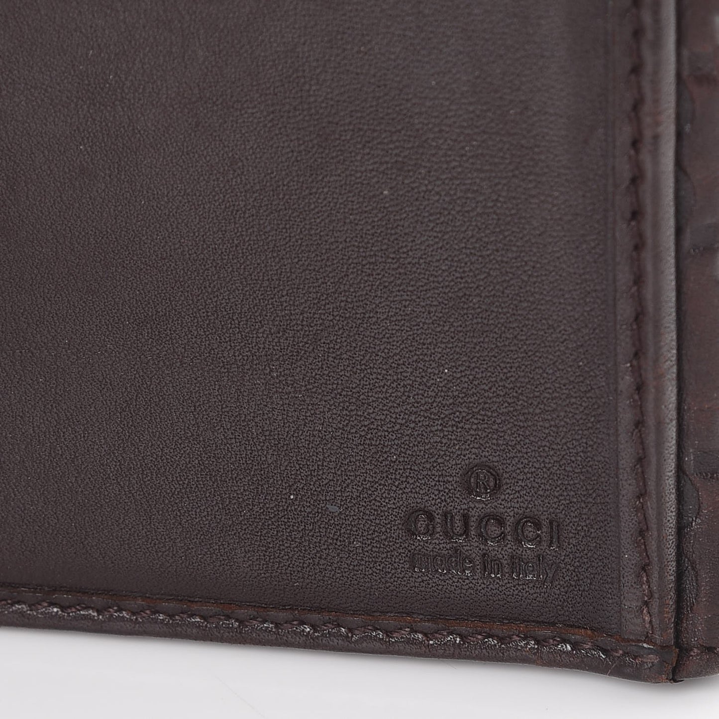 Guccissima Horsebit Continental Wallet Brown