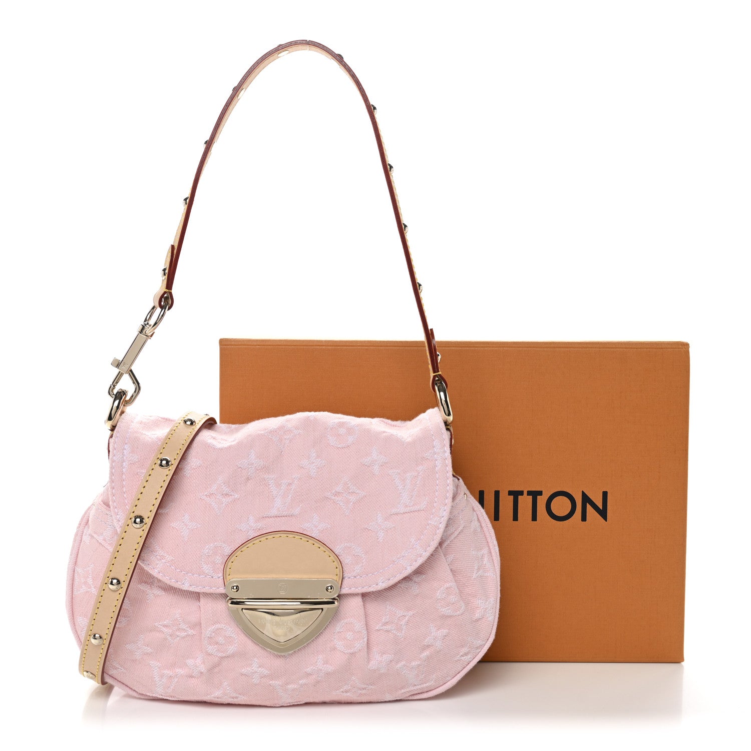 Louis Vuitton Monogram Denim Sunset  Washed Pink 10 of 10