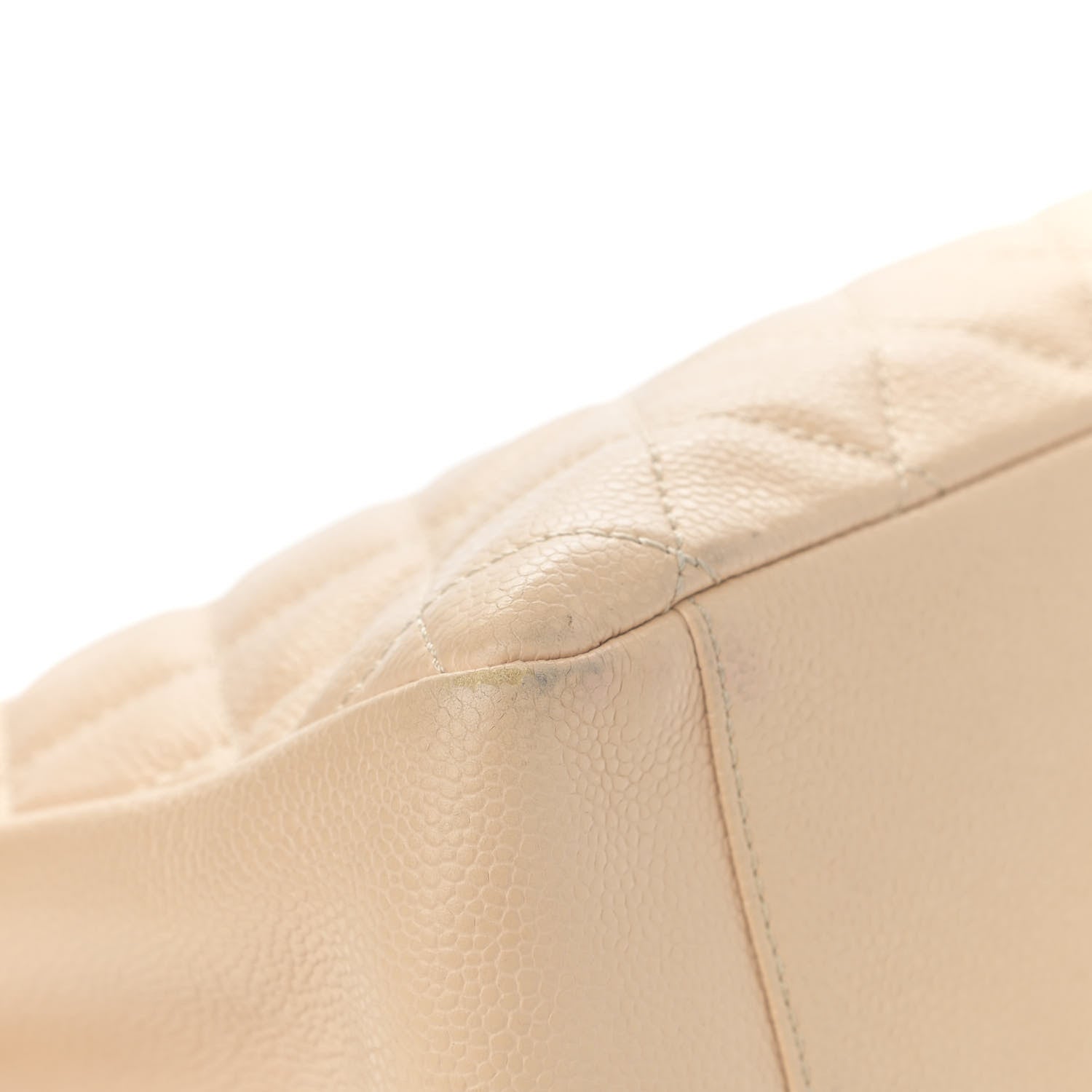 Chanel Caviar Quilted Grand Shopping Tote GST Beige Clair 9 of 15