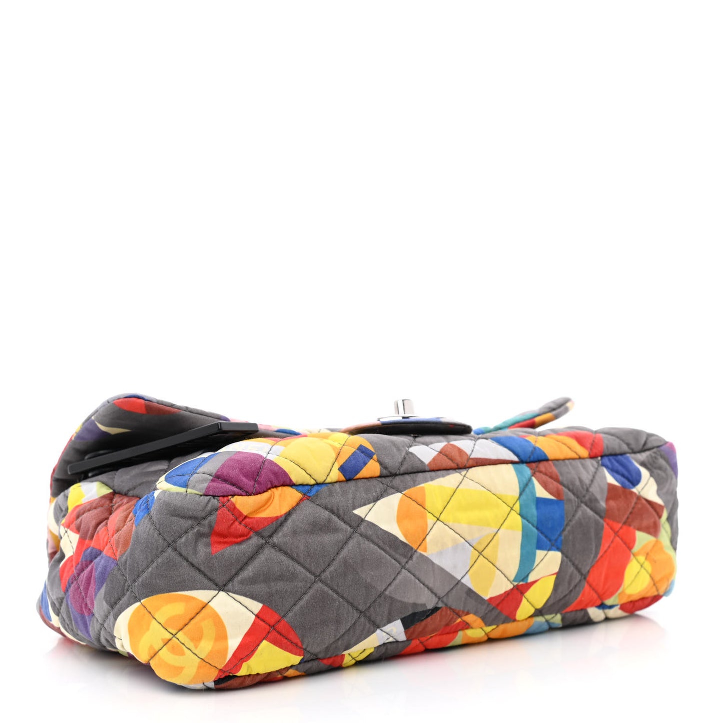 Nylon Printed Medium Coco Color Flap Multicolor