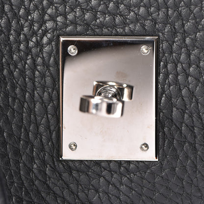 Hermes Taurillon Clemence Birkin 40 Black 14 of 31