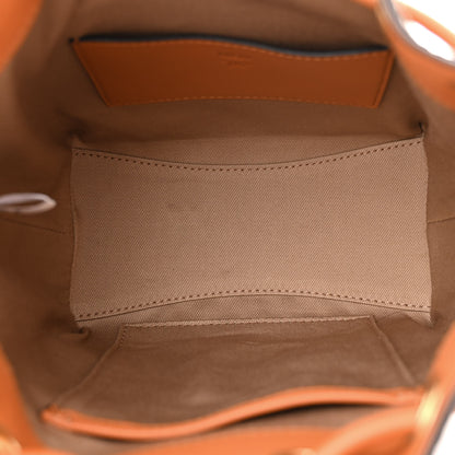 MCM Visetos Berlin Mini Drawstring Bucket Bag Cognac 5 of 11