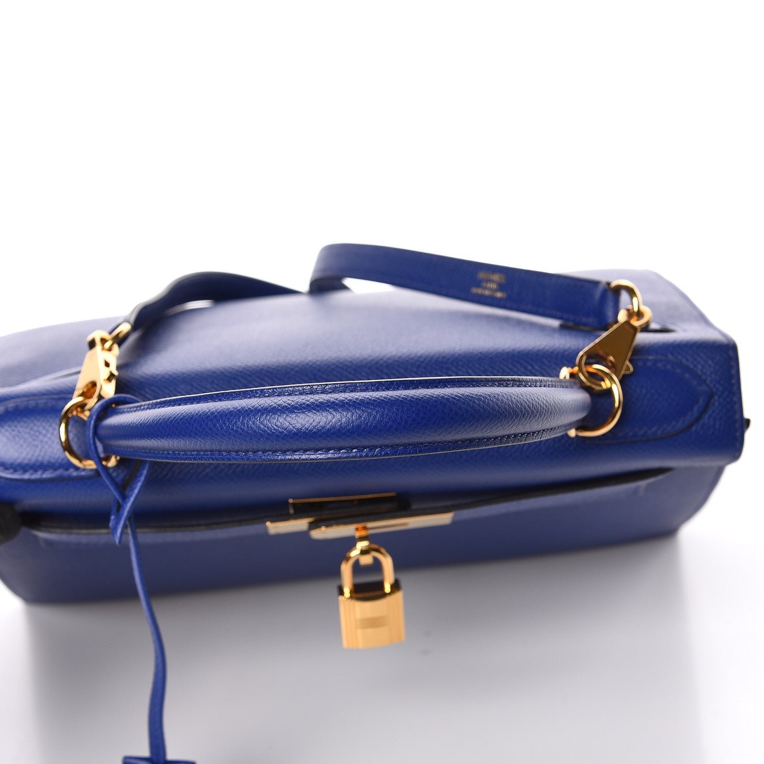 Hermes Epsom Kelly Sellier 28 Bleu Electrique 36 of 37