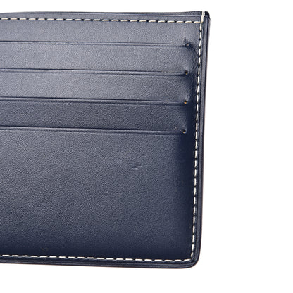 Goyard Goyardine Bi-Fold Victoire PM Wallet Navy 6 of 7