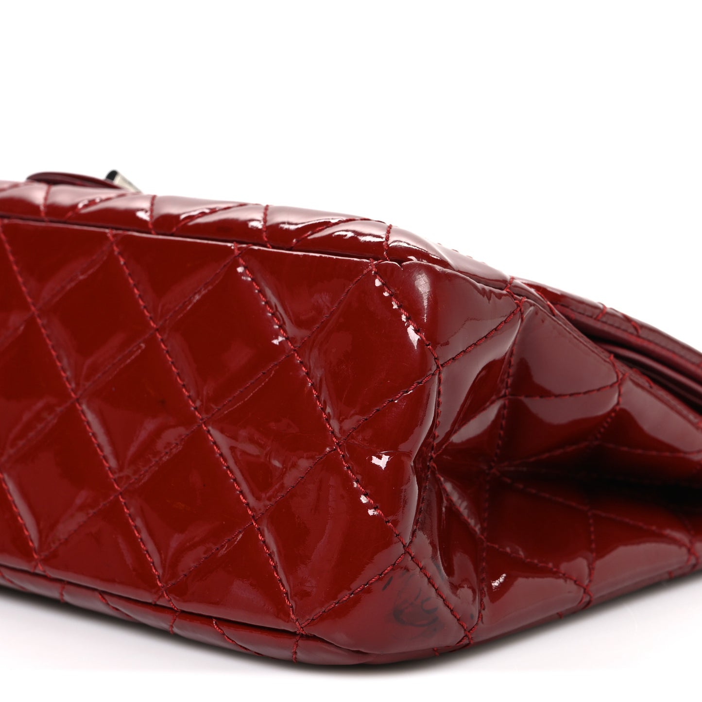 Patent Quilted 2.55 Reissue 226 Flap Red
